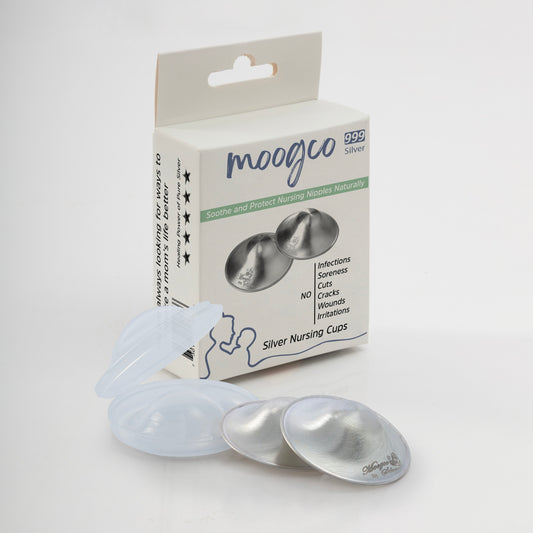 MOOGCO Silver Nursing Cups 999k Silver